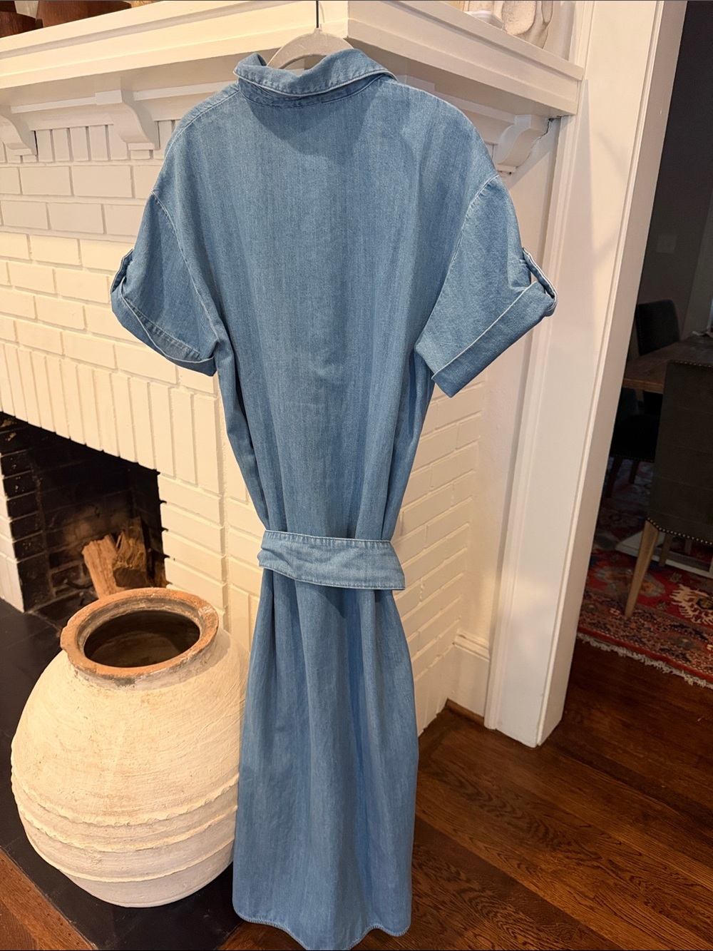 Sezane Denim Shirt Dress - Picture 6 of 6